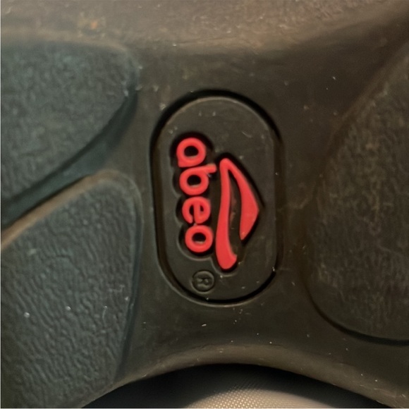 Abeo Black Soft Leather Velcro Sandal - Picture 8 of 9